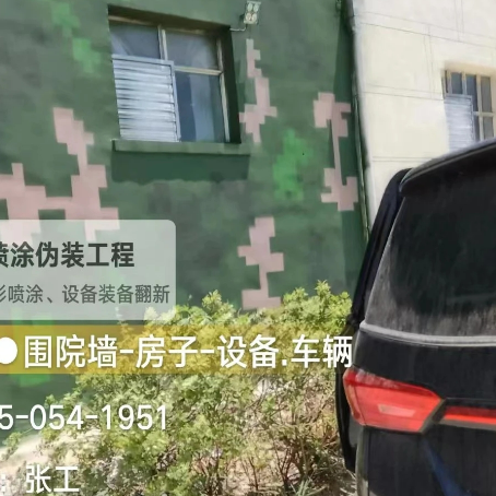 三明数码迷彩漆施工